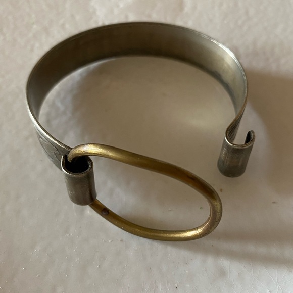 Bronze Embossed Latch Bracelet - Picture 2 of 10